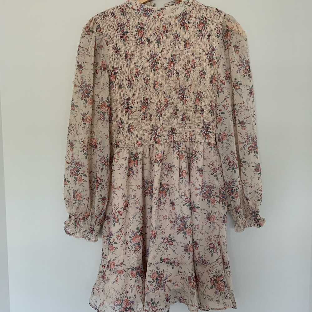NEVER WORN - mock turtle neck long sleeve dress